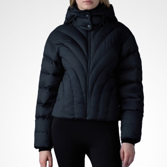 MACKAGE HOPE BLACK M - BRAND NEW LADIES DOWN JACKET - Picture 2 of 7